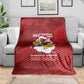 301st Fighter Squadron WWII Blanket Red Tails Heritage - Red - African Pride