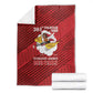 301st Fighter Squadron WWII Blanket Red Tails Heritage - Red - African Pride