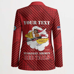 Personalized Tuskegee Airmen Red Tails Blazer 301st Fighter Squadron - Red