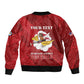 Personalized 301st Fighter Squadron WWII Bomber Jacket Red Tails Heritage - Red - African Pride