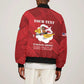 Personalized 301st Fighter Squadron WWII Bomber Jacket Red Tails Heritage - Red - African Pride