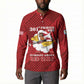 Personalized Tuskegee Airmen Red Tails Button Sweatshirt 301st Fighter Squadron - Red