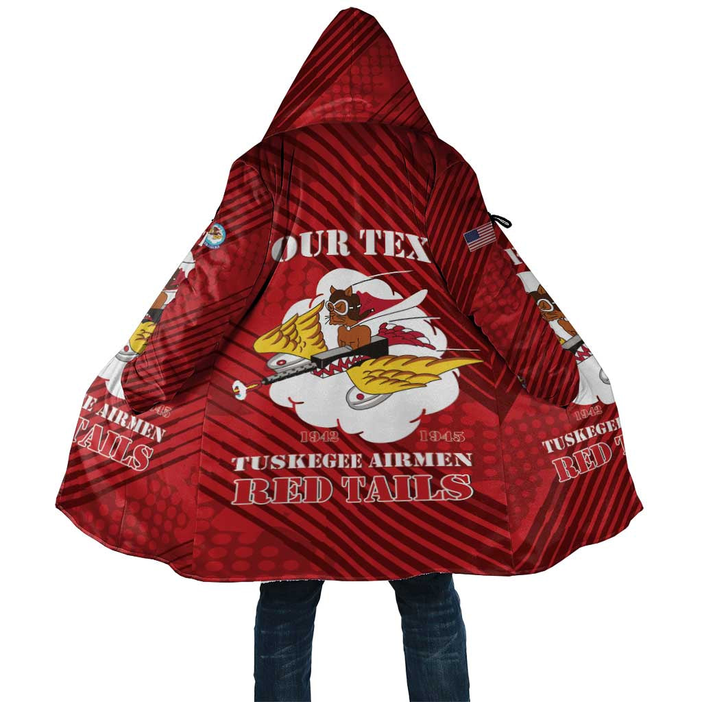 Personalized Tuskegee Airmen Red Tails Cloak 301st Fighter Squadron - Red
