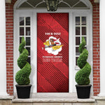 Personalized Tuskegee Airmen Red Tails Door Cover 301st Fighter Squadron - Red