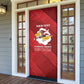 Personalized Tuskegee Airmen Red Tails Door Cover 301st Fighter Squadron - Red