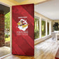 Personalized Tuskegee Airmen Red Tails Door Cover 301st Fighter Squadron - Red