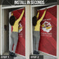 Personalized Tuskegee Airmen Red Tails Door Cover 301st Fighter Squadron - Red