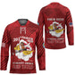Personalized Tuskegee Airmen Red Tails Hockey Jersey 301st Fighter Squadron - Red