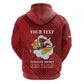 Personalized 301st Fighter Squadron WWII Hoodie Red Tails Heritage - Red - African Pride