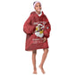 Personalized 301st Fighter Squadron WWII Kid Wearable Blanket Hoodie Red Tails Heritage - Red - African Pride