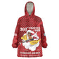 Personalized 301st Fighter Squadron WWII Kid Wearable Blanket Hoodie Red Tails Heritage - Red - African Pride