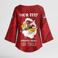 Personalized Tuskegee Airmen Red Tails Kimono Sleeve Blouse 301st Fighter Squadron - Red