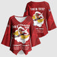 Personalized Tuskegee Airmen Red Tails Kimono Sleeve Blouse 301st Fighter Squadron - Red