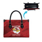 Tuskegee Airmen Red Tails Leather Bag 301st Fighter Squadron - Red