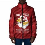 Personalized Tuskegee Airmen Red Tails Padded Jacket 301st Fighter Squadron - Red