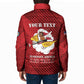 Personalized Tuskegee Airmen Red Tails Padded Jacket 301st Fighter Squadron - Red