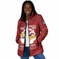 Personalized Tuskegee Airmen Red Tails Padded Jacket 301st Fighter Squadron - Red
