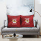 Tuskegee Airmen Red Tails Pillow Cover 301st Fighter Squadron - Red