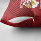 Tuskegee Airmen Red Tails Pillow Cover 301st Fighter Squadron - Red