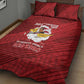 301st Fighter Squadron WWII Quilt Bed Set Red Tails Heritage - Red - African Pride