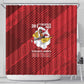 301st Fighter Squadron WWII Shower Curtain Red Tails Heritage - Red - African Pride
