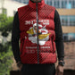 Personalized Tuskegee Airmen Red Tails Sleeveless Puffer Jacket 301st Fighter Squadron - Red