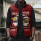 Personalized Tuskegee Airmen Red Tails Sleeveless Puffer Jacket 301st Fighter Squadron - Red