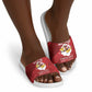 Tuskegee Airmen Red Tails Slide Sandals 301st Fighter Squadron - Red