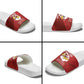 Tuskegee Airmen Red Tails Slide Sandals 301st Fighter Squadron - Red