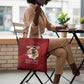 Tuskegee Airmen Red Tails Tote Bag 301st Fighter Squadron - Red