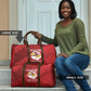 Tuskegee Airmen Red Tails Travel Bag 301st Fighter Squadron - Red
