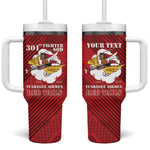 Personalized 301st Fighter Squadron WWII Tumbler With Handle Red Tails Heritage - Red - African Pride