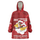 Personalized 301st Fighter Squadron WWII Wearable Blanket Hoodie Red Tails Heritage - Red - African Pride