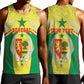 Personalised Afro Senegal Men Tank Top Coat Of Arms Mix African Pattern