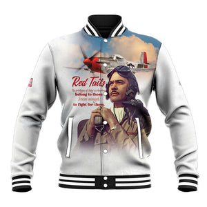 Sky Leaders of WWII Baseball Jacket Red Tails Tuskegee Tribute - African Pride