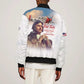 Sky Leaders of WWII Bomber Jacket Red Tails Tuskegee Tribute - African Pride