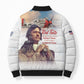 Tuskegee Airmen Red Tails Bomber Puffer Jacket Brave Enough to Fight