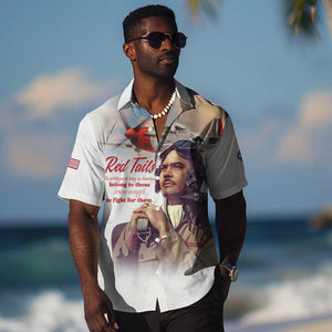 Sky Leaders of WWII Hawaiian Shirt Red Tails Tuskegee Tribute - African Pride