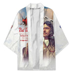 Tuskegee Airmen Red Tails Kimono Brave Enough to Fight