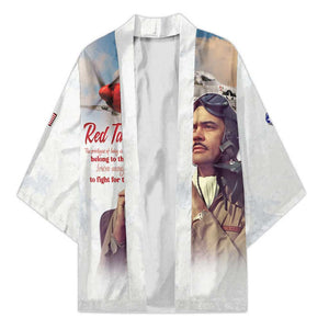 Tuskegee Airmen Red Tails Kimono Brave Enough to Fight