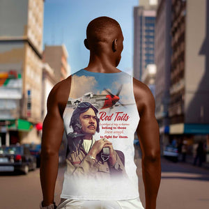 Sky Leaders of WWII Men Tank Top Red Tails Tuskegee Tribute - African Pride