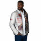 Tuskegee Airmen Red Tails Padded Jacket Brave Enough to Fight