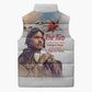 Tuskegee Airmen Red Tails Sleeveless Puffer Jacket Brave Enough to Fight