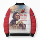 Tuskegee Airmen Red Tails Bomber Puffer Jacket Red - Brave Enough to Fight