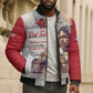 Tuskegee Airmen Red Tails Bomber Puffer Jacket Red - Brave Enough to Fight
