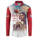 Tuskegee Airmen Red Tails Button Sweatshirt Red - Brave Enough to Fight