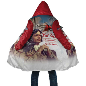 Tuskegee Airmen Red Tails Cloak Red - Brave Enough to Fight