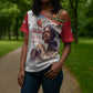 Tuskegee Airmen Red Tails Cross Shoulder Shirt Red - Brave Enough to Fight