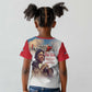 Sky Leaders of WWII Kid T shirt Red Tails Tuskegee Tribute - Red - African Pride