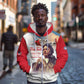 Sky Leaders of WWII Zip Hoodie Red Tails Tuskegee Tribute - Red - African Pride